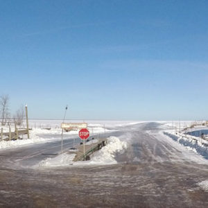 lake mille lacs ice-road access